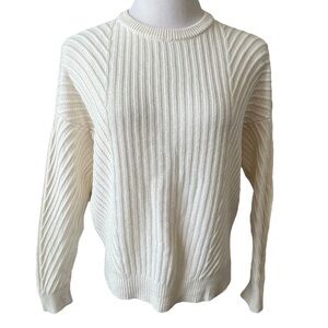 M&S Collection Cream Cropped Sweater Size Medium